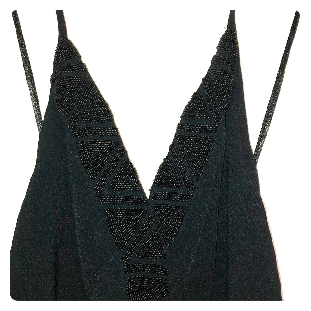 Embellished halter top